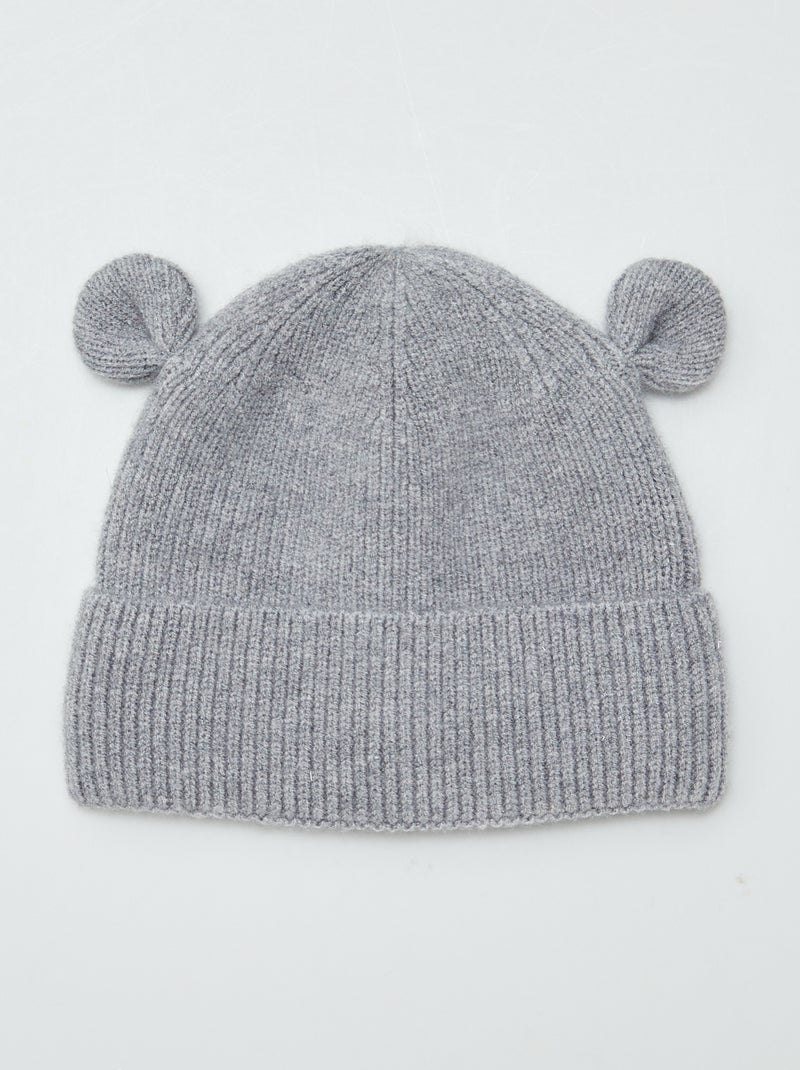 Gorro com orelhas CINZA - Kiabi