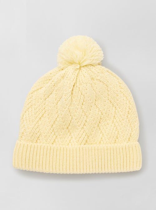 Gorro com pompom - Kiabi