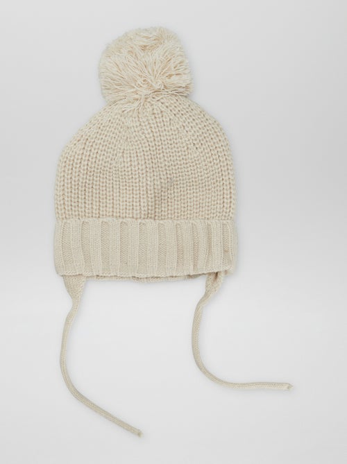 Gorro com pompom - Kiabi