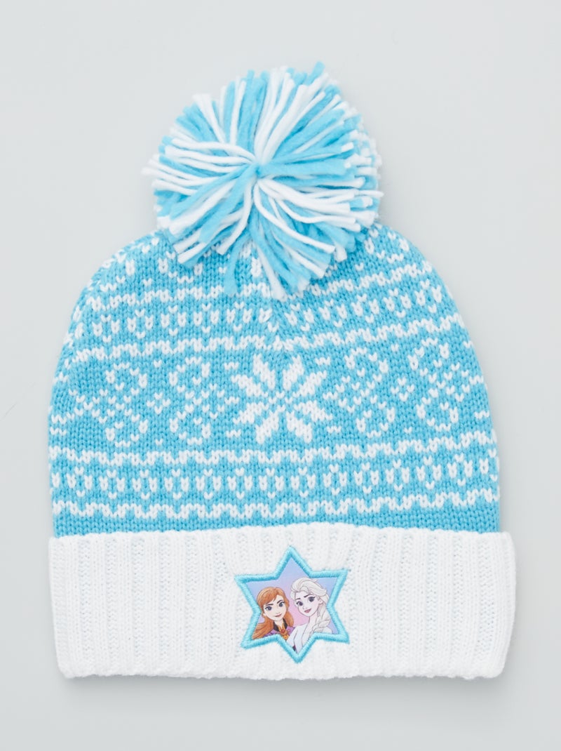 Gorro com pompom 'Frozen' AZUL - Kiabi