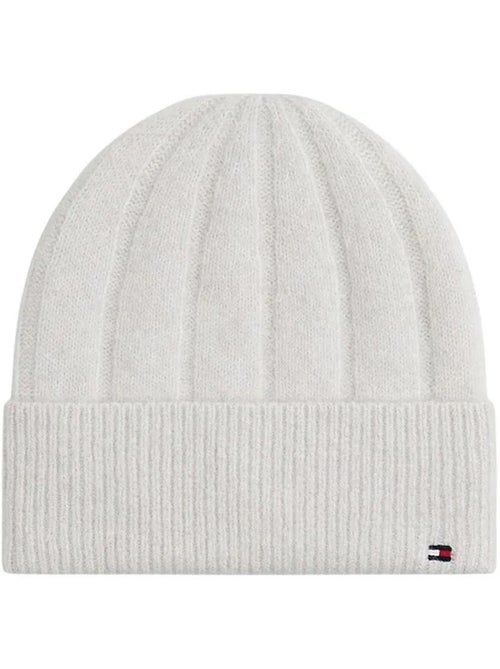 Gorro Creme Felpudo Tommy Hilfiger com Bandeira para Mulher - Kiabi Gorro Creme Felpudo Tommy Hilfiger com Bandeira para Mulher - Kiabi