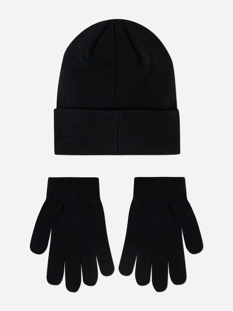 Gorro de 2 peças - jordan Preto - Kiabi