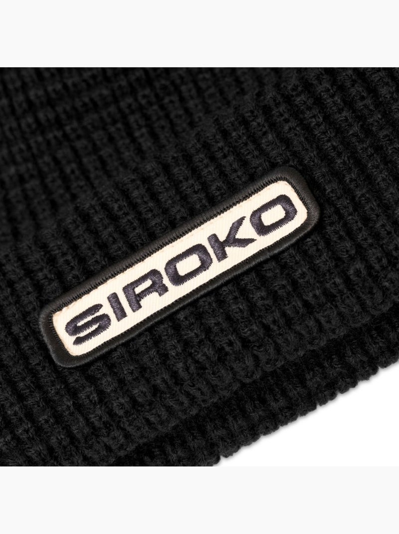 Gorro de caminhada em malha waffle Preto - Kiabi