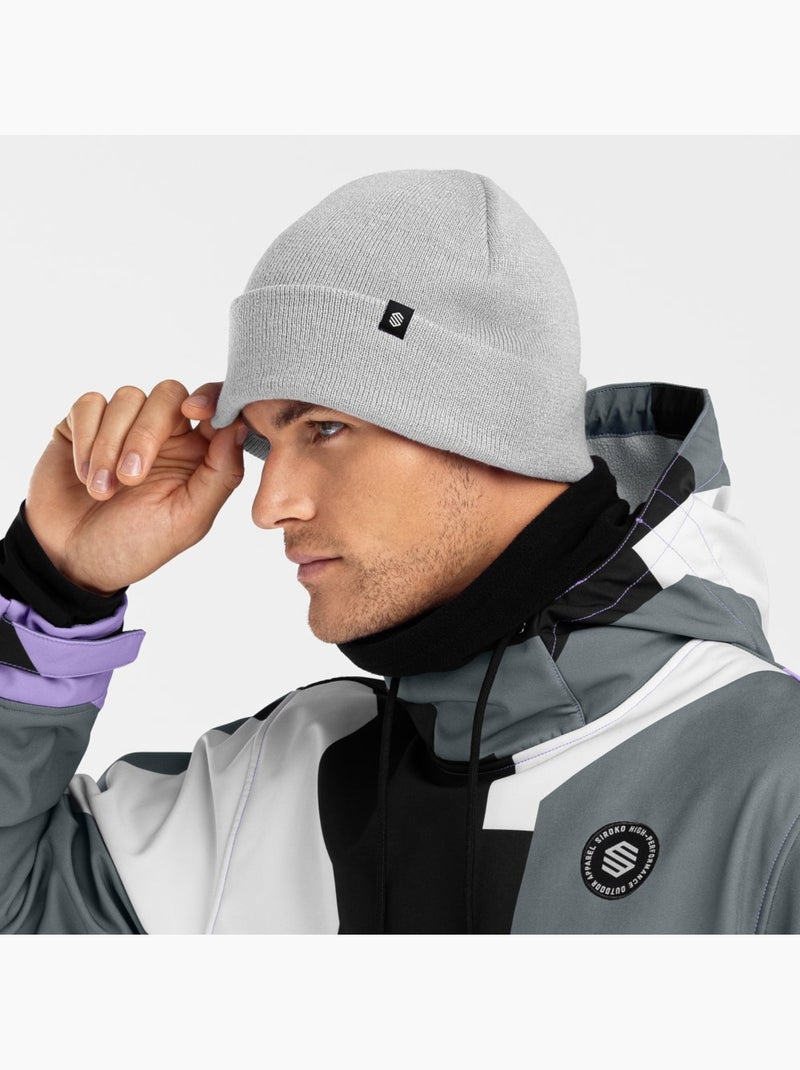 Gorro de inverno Branco Cinza - Kiabi