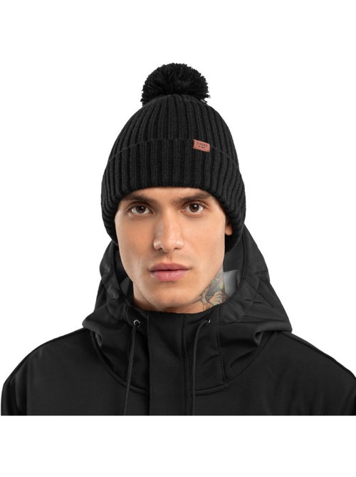 Gorro de inverno com pompom - Kiabi