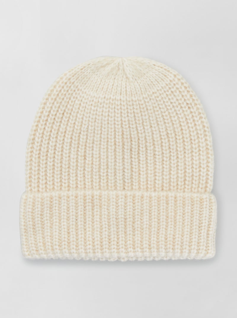 Gorro  de lã BEGE - Kiabi