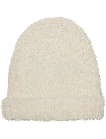 Gorro de Lã Ecru para Mulher Vero Moda Plume