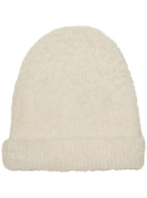 Gorro de Lã Ecru para Mulher Vero Moda Plume - Kiabi Gorro de Lã Ecru para Mulher Vero Moda Plume - Kiabi