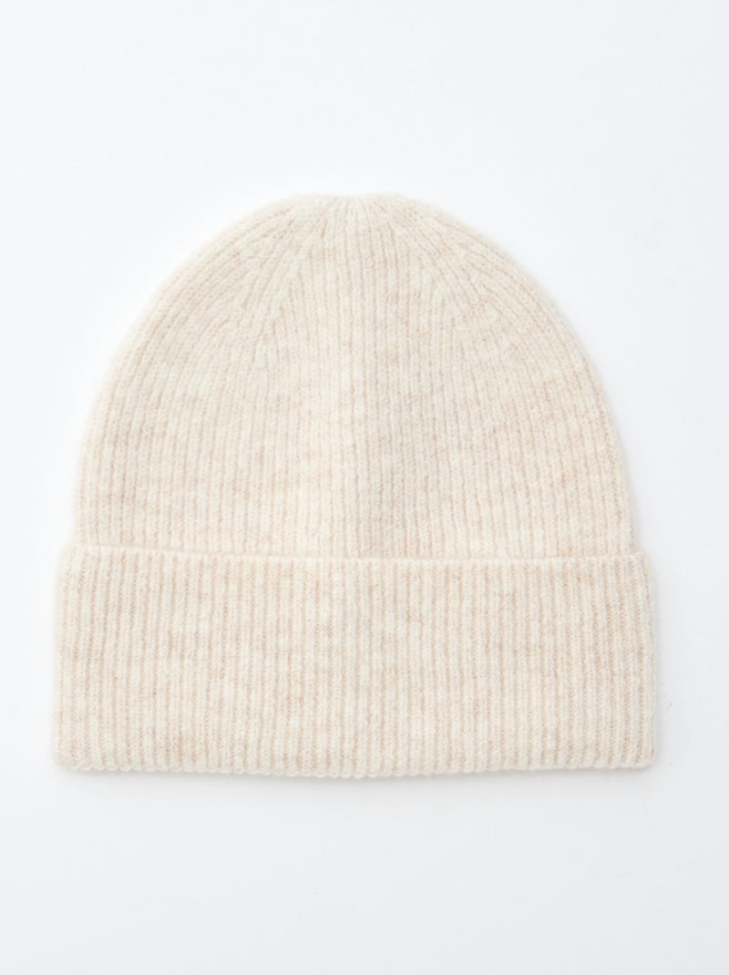 Gorro de malha Bege - Kiabi