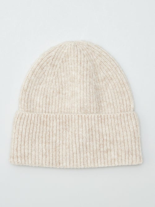 Gorro de malha canelada - Kiabi
