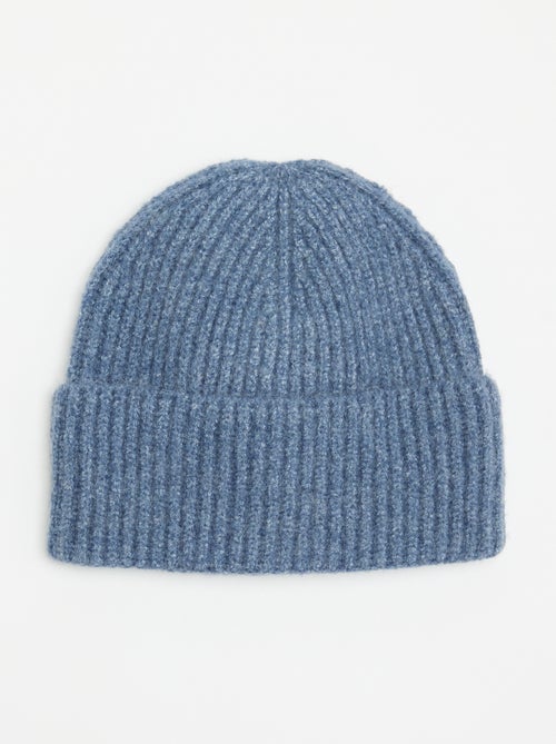 Gorro de malha canelado - Kiabi