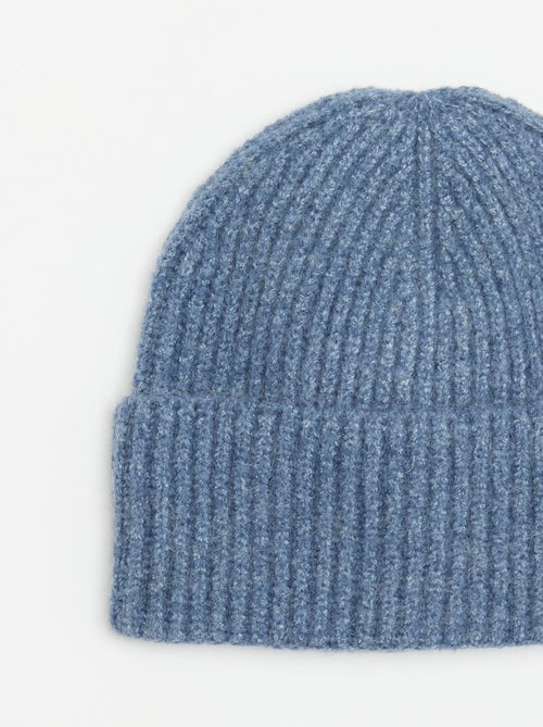 Gorro de malha canelado - Kiabi