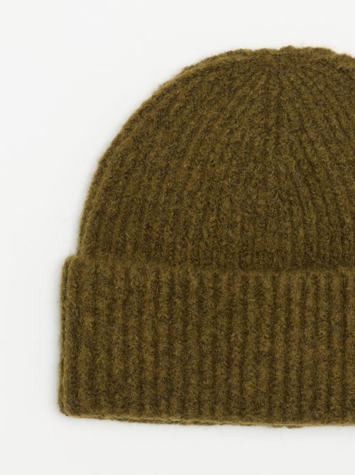 Gorro de malha canelado - Kiabi