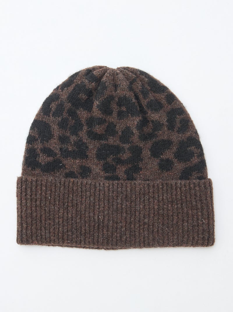 Gorro de malha Castanho - Kiabi
