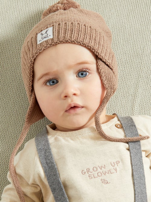 Gorro de malha de tricô - Kiabi