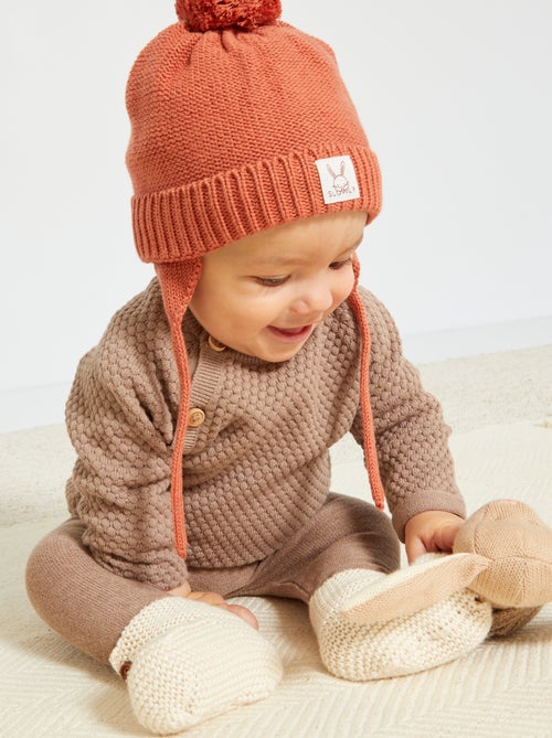 Gorro de malha de tricô - Kiabi
