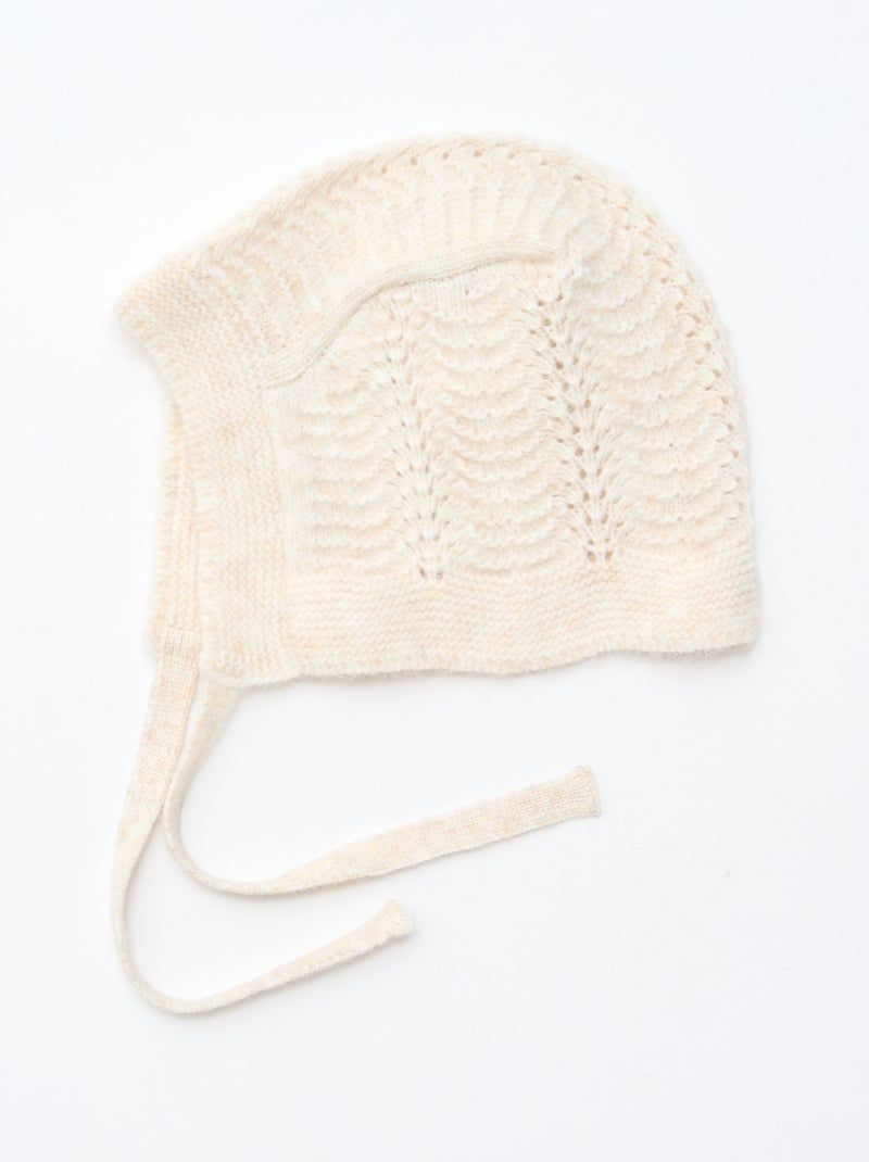 Gorro de malha fantasia Bege - Kiabi