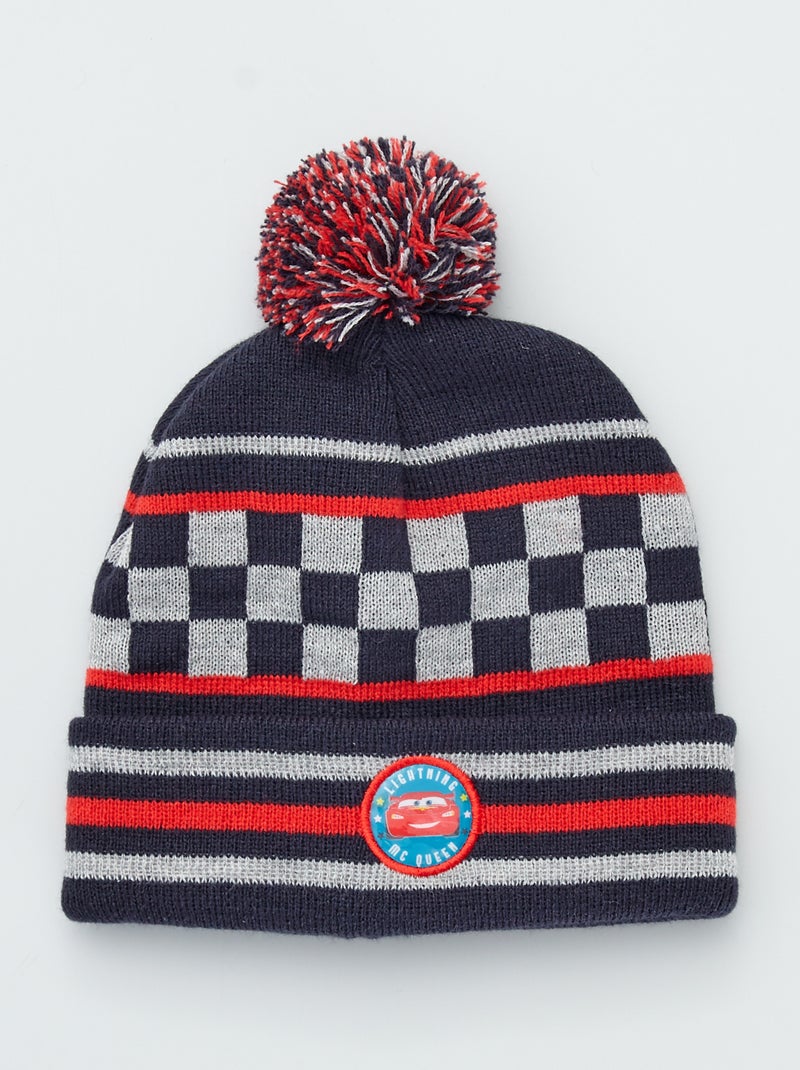 Gorro de malha fina 'Carros' Azul Naval - Kiabi