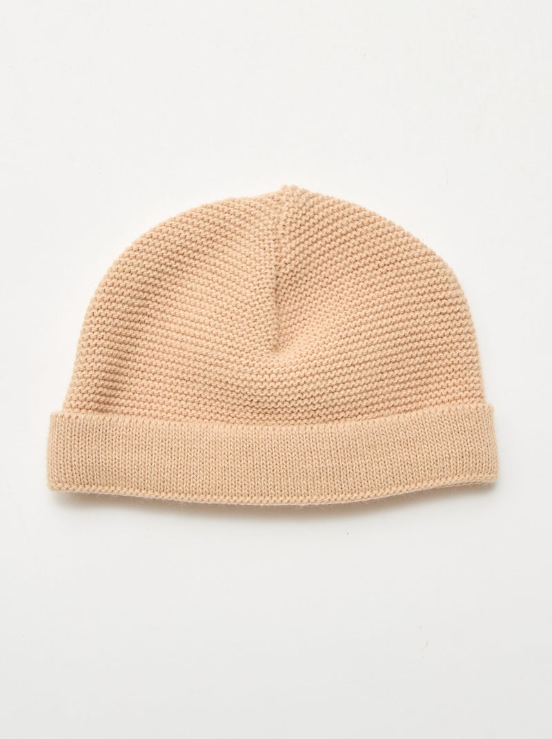 Gorro de malha 'La manufacture de Layette' Castanho - Kiabi