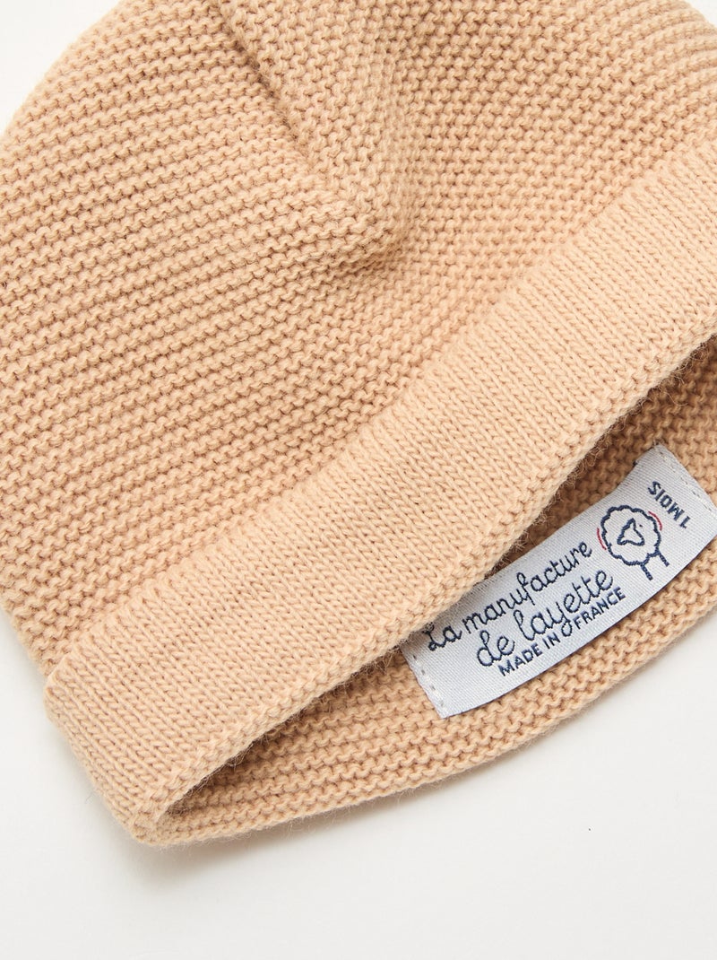 Gorro de malha 'La manufacture de Layette' Castanho - Kiabi