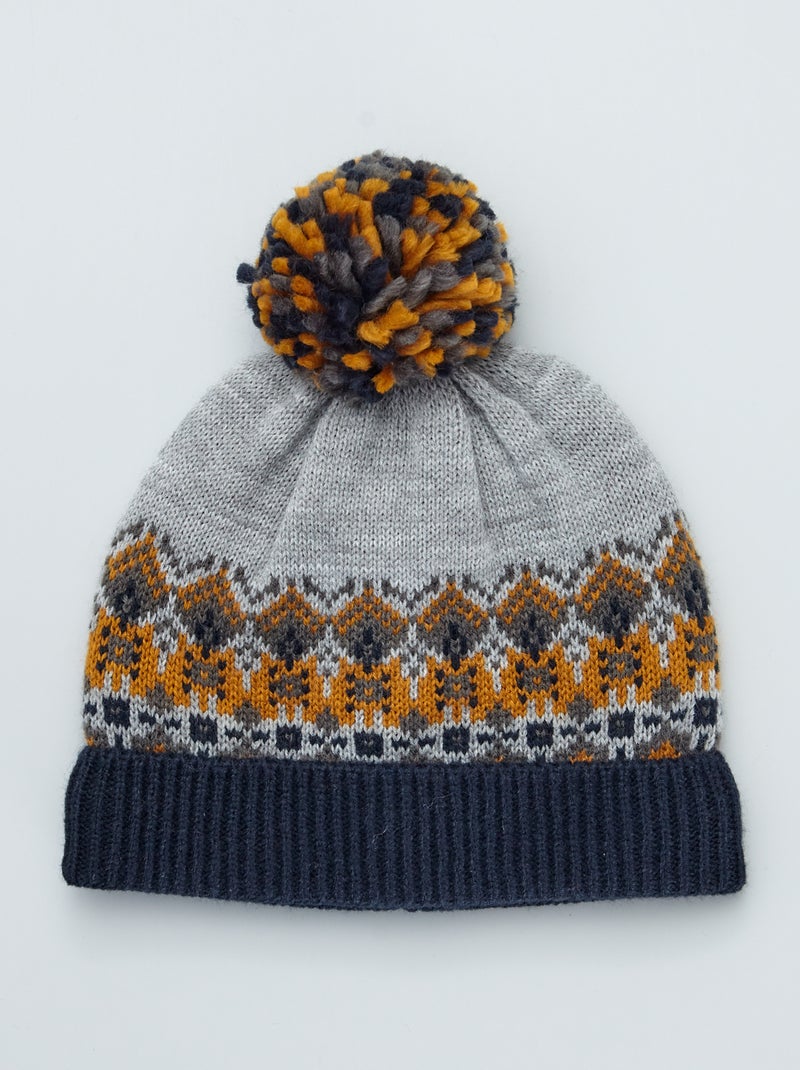 Gorro de malha Multicor - Kiabi