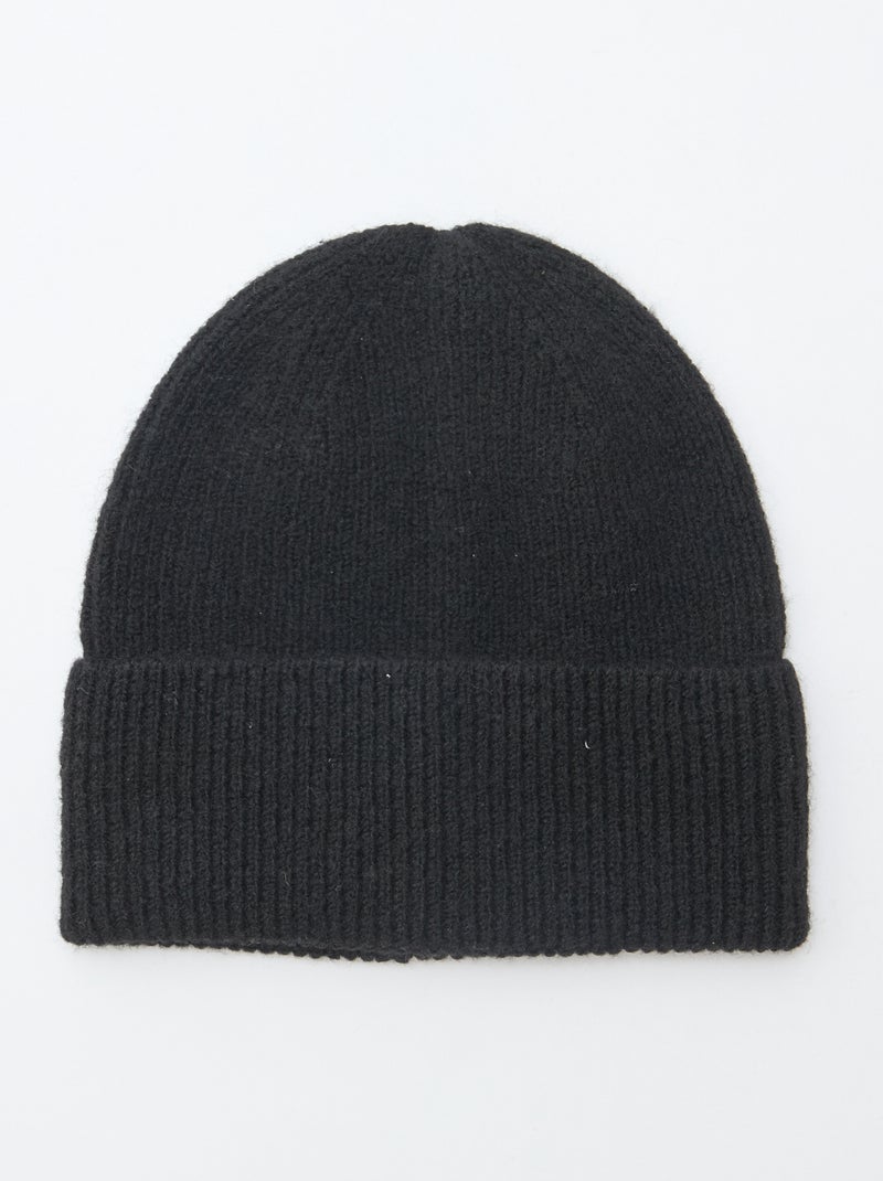 Gorro de malha Preto - Kiabi