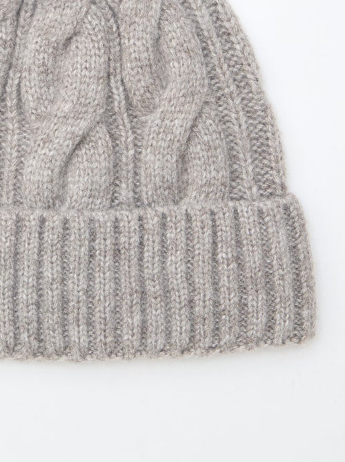 Gorro de malha torcida - Kiabi