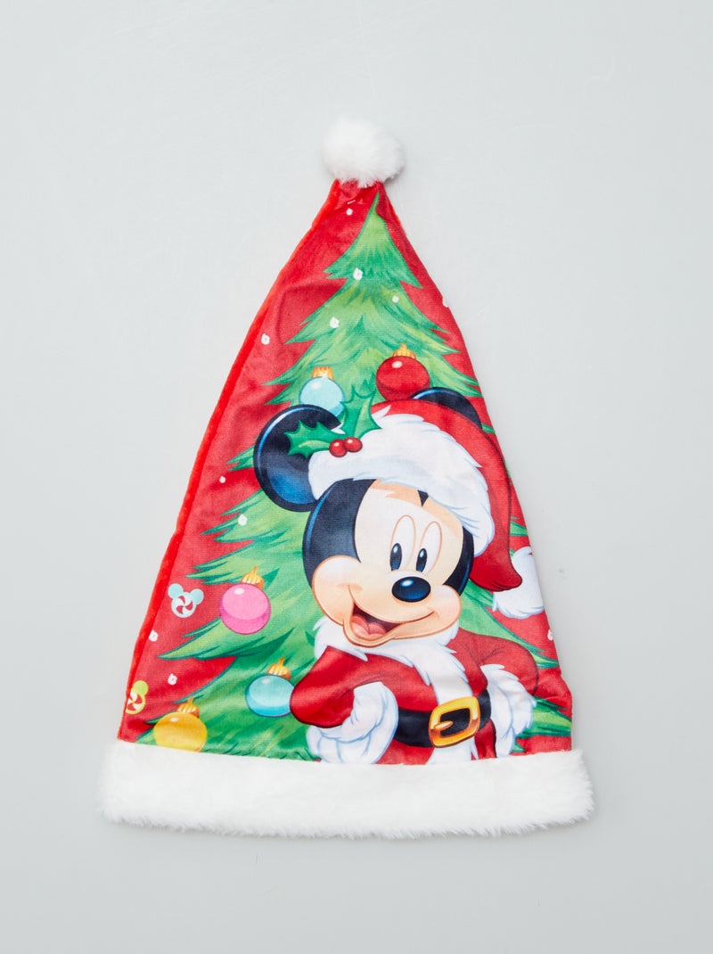 Gorro de Natal 'Mickey' VERMELHO - Kiabi