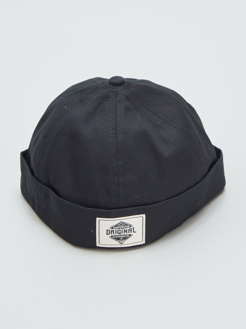 Gorro docker em jersey PRETO - Kiabi