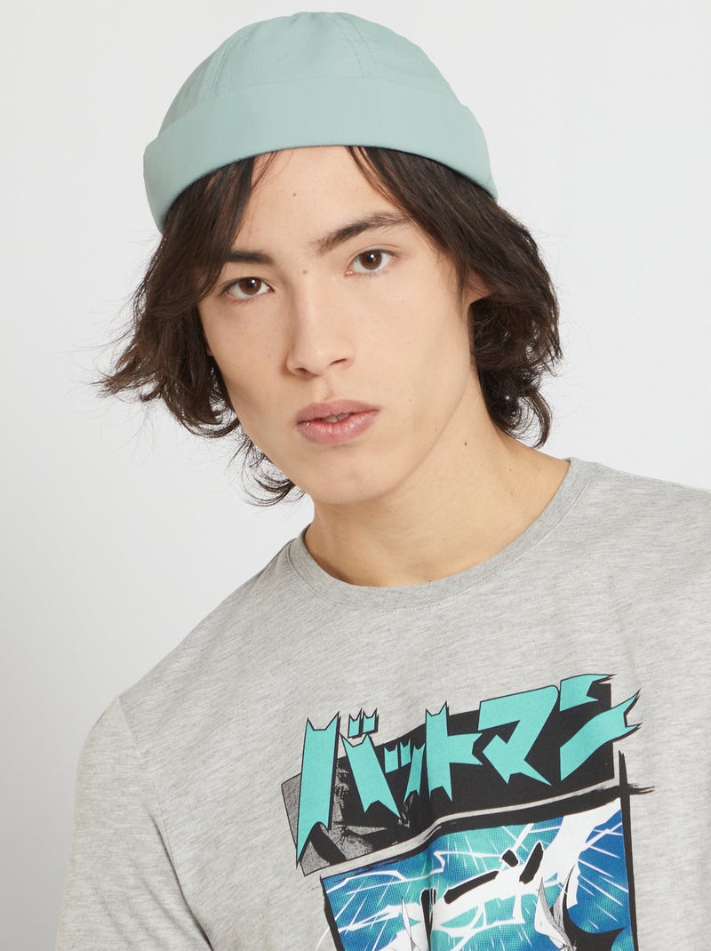 Gorro docker em microfibra VERDE - Kiabi