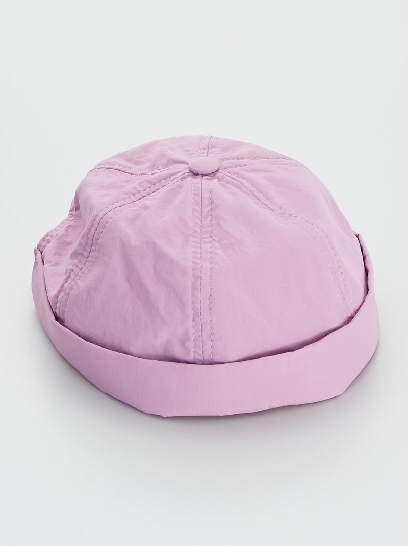 Gorro docker em microfibra VIOLETA - Kiabi