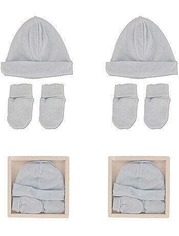 Gorro e Luvas Bebe Pack de 2