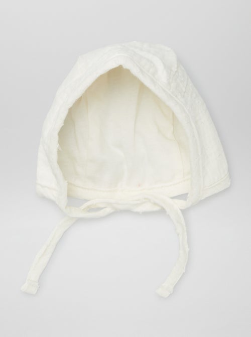 Gorro em gaze de algodão - Kiabi