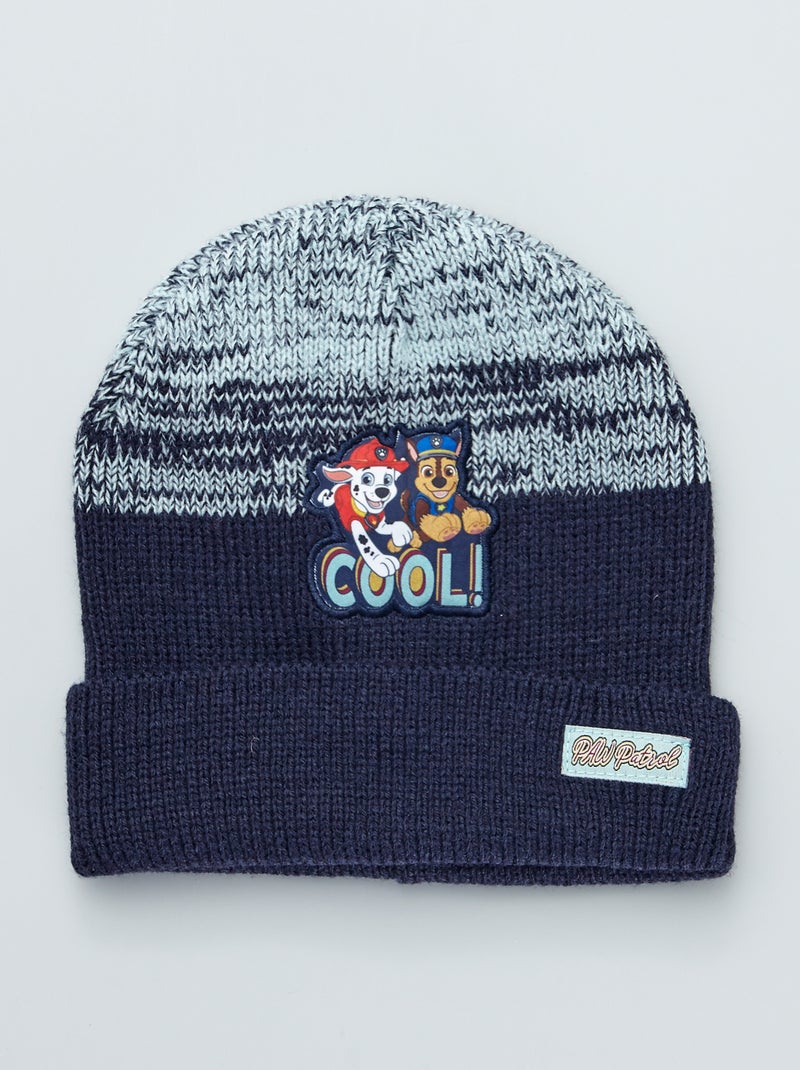 Gorro em lã 'Patrulha Pata' Azul Naval - Kiabi