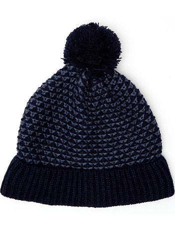 Gorro em malha bicolor - Kiabi