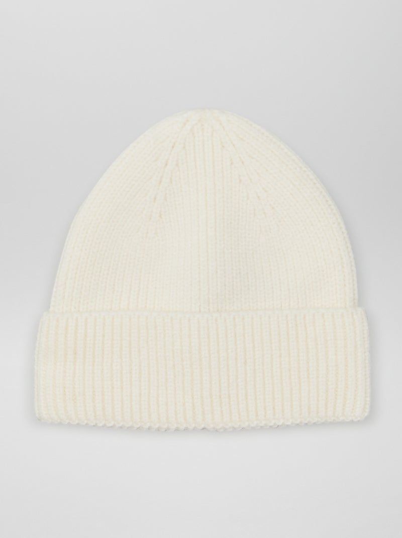 Gorro em malha BRANCO - Kiabi