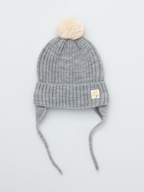 Gorro em malha canelada - Kiabi