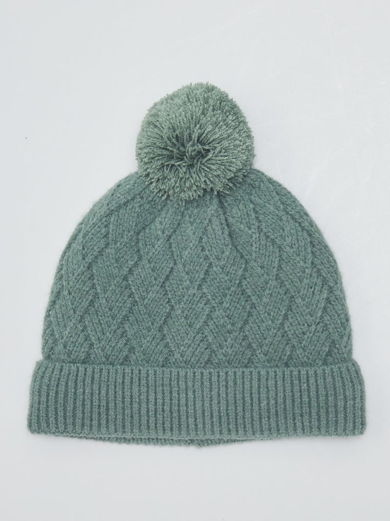 Gorro em malha de fantasia VERDE - Kiabi
