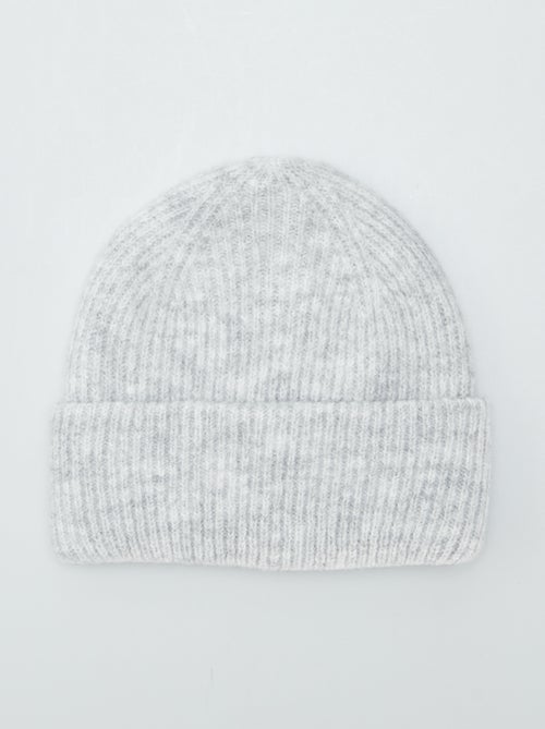Gorro em malha de tricô matizada - Kiabi