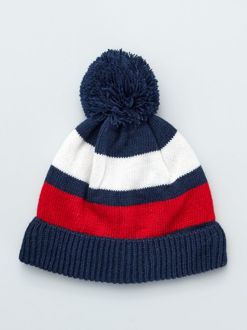 Gorro em malha jersey AZUL - Kiabi