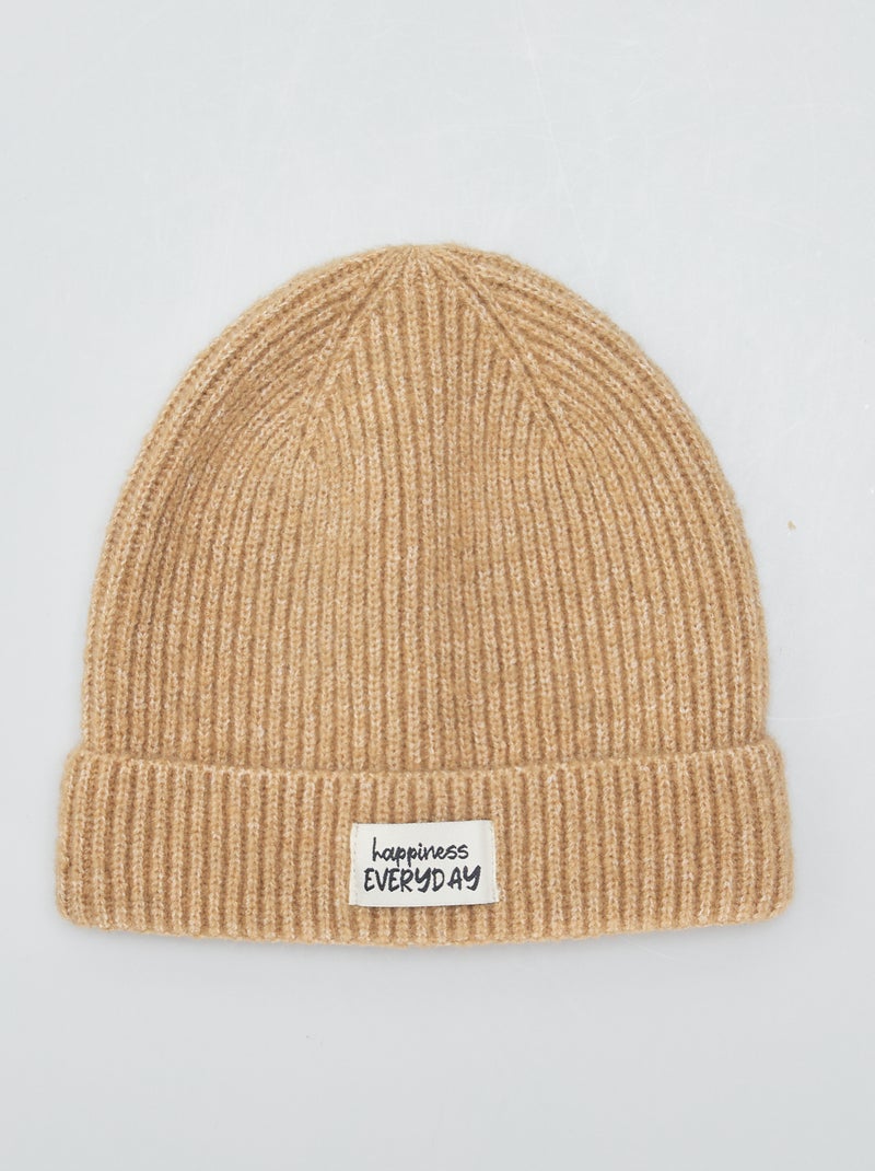 Gorro em malha MARROM - Kiabi