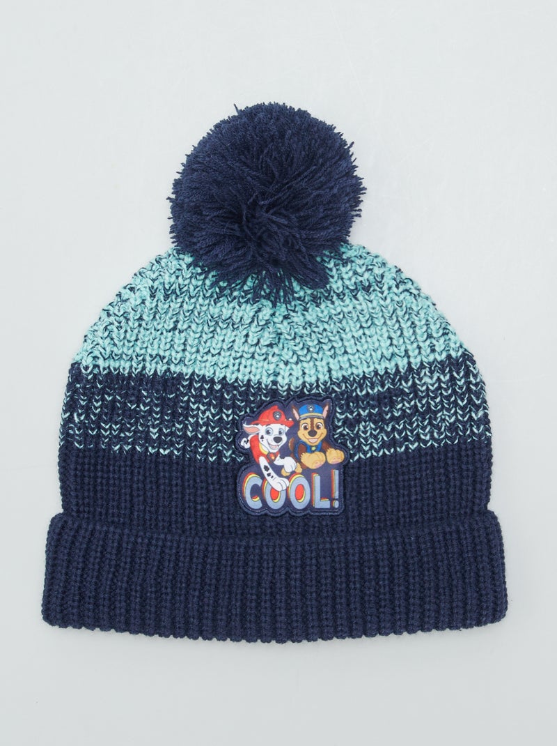 Gorro em malha matizada 'Patrulha Pata' AZUL - Kiabi