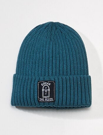 Gorro em malha nervurada - Kiabi