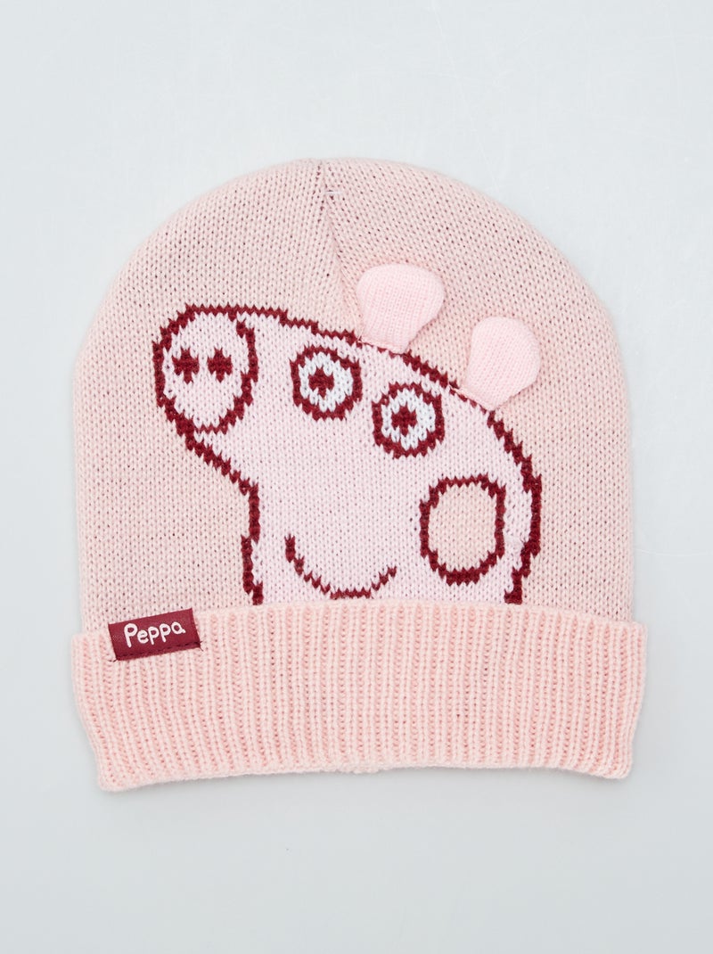 Gorro em malha Porquinha Peppa ROSA - Kiabi