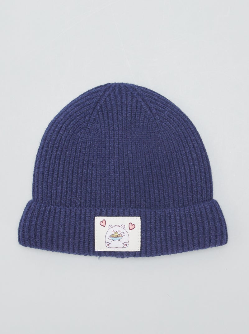 Gorro em malha PRETO - Kiabi