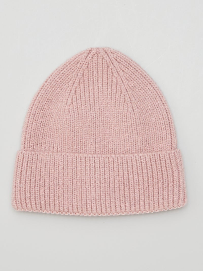 Gorro em malha ROSA - Kiabi