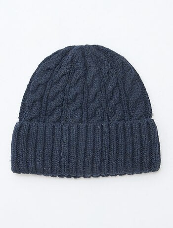 Gorro em malha torcida