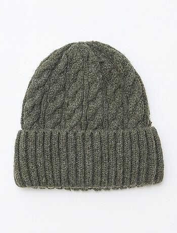 Gorro em malha torcida