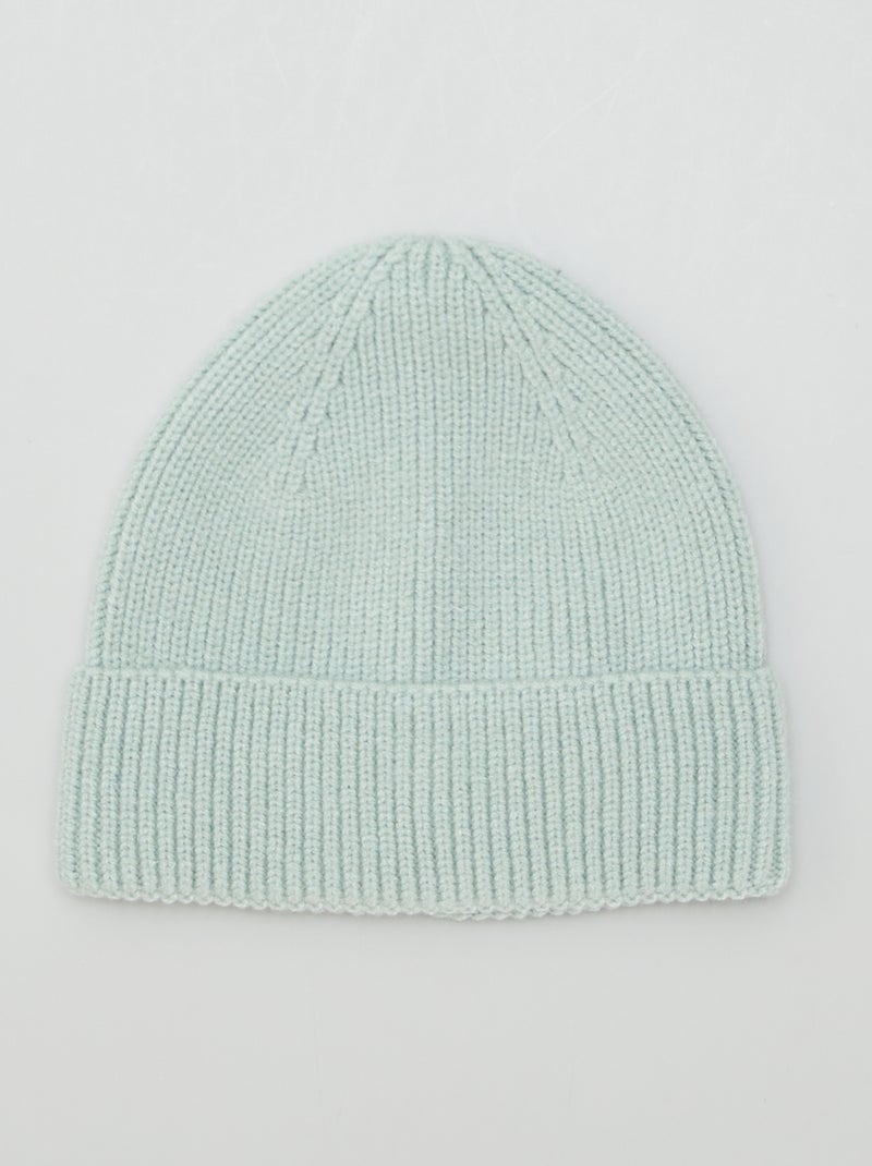 Gorro em malha VERDE - Kiabi