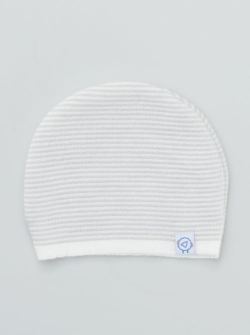 Gorro em tricô 'La Manufacture de Layette' - Kiabi